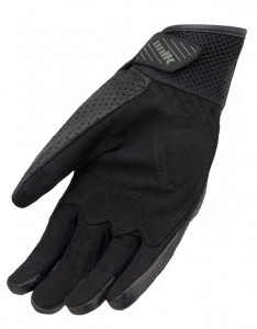 Men's Leather Motorcycle Gloves Unik Racing Model C-42 Color: Black