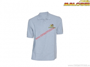 Men's Polo T-shirt (size S) - light grey - Malossi