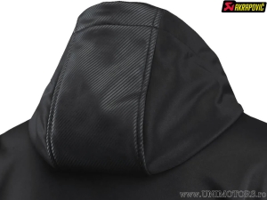 Men's Soft Shell Jacket Corpo - Size: L - Material: 100% Polyester - Color: Black / Red - Akrapovič