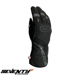 Men's Touring Winter Gloves Seventy model SD-T7 Gobi black/grey - Black/grey, L (9 cm)