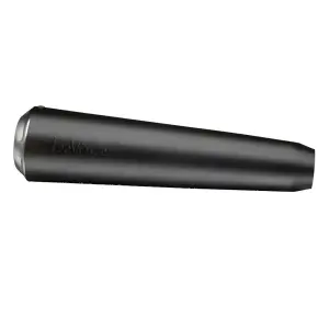 Middendemper LV Classic Racer Black Edition Slip-On Mat Zwart - ROYAL ENFIELD CLASSIC 350 ABS ('22-'24) - Leo Vince