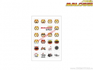Mini autocollant "Malossi emoji" (11,5x16,8cm) - Malossi