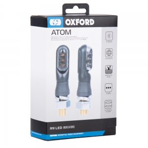 Mini clignotants moto Atom (58x13mm) - set - Oxford