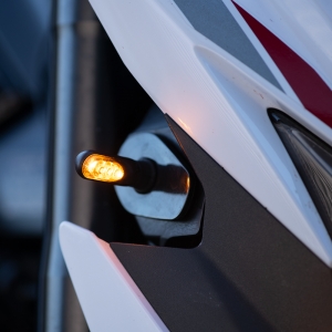Mini motorcycle turn signals Atom (58x13mm) - set - Oxford