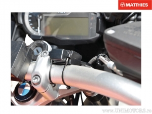 Mini USB 2A Motorcycle Socket with Waterproof IP54 Casing and 1.2m Cable - JM