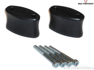 Mirror Extension 40mm Set - polyamide - color: black - for fairing mirror - Honda CBF600 ('04-'07) - SW-Motech