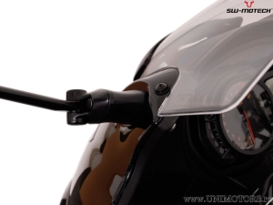 Mirror Extension 40mm Set - polyamide - color: black - for fairing mirror - Suzuki GSF 650 S ('09-) - SW-Motech