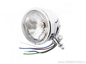 Mistlamp H4 grootlicht BULLET kleur chroom D: 109mm - SHIN YO