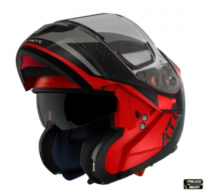 Modular Helmet MT Atom SV Adventure A5 Matte Red Pinlock Ready - Matte Red, L (59/60cm)