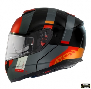 Modular Helmet MT Atom SV Gorex B4 Matte Orange Pinlock Ready - Matte Orange, XS (53/54cm)