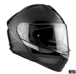 Modular helmet MT Genesis SV A1 glossy black Pinlock ready - new ECE 22.06 certification - Glossy black, L (59/60cm)