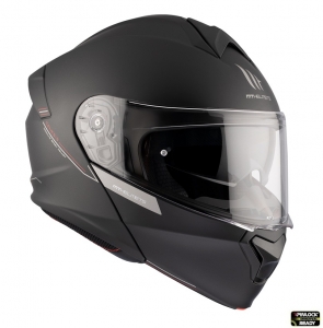 Modular Helmet MT Genesis SV A1 Matte Black Pinlock Ready - New ECE 22.06 Certification - Matte Black, XS (53/54cm)