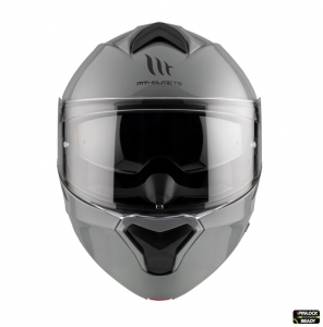 Modular helmet MT Genesis SV A12 glossy grey Pinlock ready - new ECE 22.06 certification - Glossy grey, XL (61/62cm)