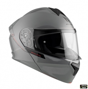 Modular helmet MT Genesis SV A12 glossy grey Pinlock ready - new ECE 22.06 certification - Glossy grey, XL (61/62cm)