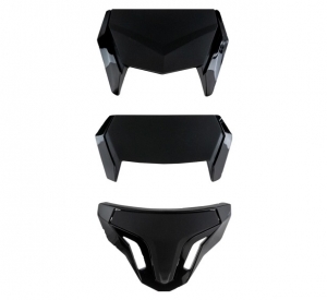 Modular Helmet Ventilation Kit (Flip-Up) MT Atom SV - Color: Matte Black