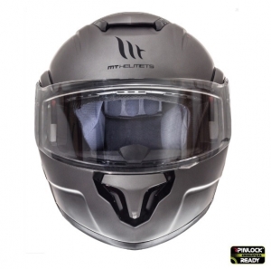Modularer Integralhelm für MT Atom SV titanium mat Pinlock ready