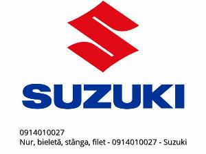 Moer, spoorstang, lh, schroefdraad - 0914010027 - Suzuki