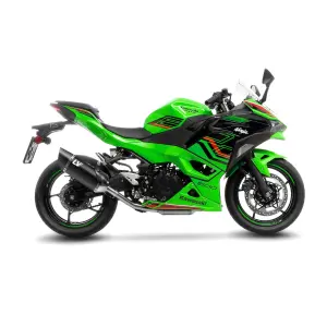 Mofle Slip-On Black Edition LV-14R - KAWASAKI NINJA 400 ABS ('24-'25) / Z 500 ABS ('24-'25) - Leo Vince