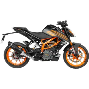 Mofle Slip-on LV One Evo Black Edition - KTM DUKE 125 ABS ('21-'23) / DUKE 390 ABS ('21-'23) - Leo Vince