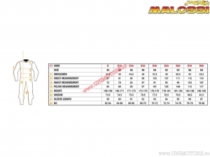 Mono de carrera (talla 42) - rojo / naranja / amarillo - Malossi