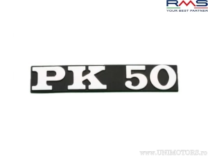 Monogramme latéral "PK 50" - Vespa PK ('82-'84) 2 temps AC 50cc - RMS