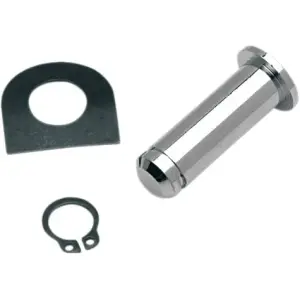 Montagepinnen voor voetsteun chroom - Zwart, Chroom - 16200790