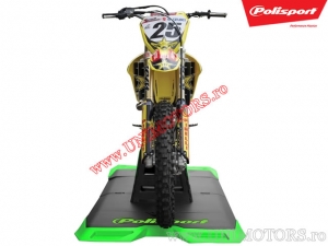 Motocross Service Mat - 180x99cm (green) - Polisport
