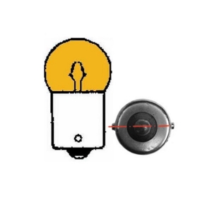 Motopro - Κανονικός φλας 12V - 10W πορτοκαλί BA15S σφαιρικός