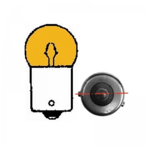 Motopro - Normal 12V - 10W Orange BAU15S 'E' Spherical Bulb