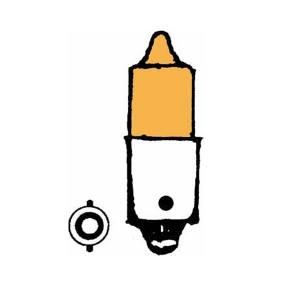 Motopro - Normal 12V - 23W naranja BA9s