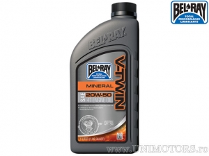 Motoröl - Bel-Ray V-Twin Mineral 4T 20W50 1L - Bel-Ray
