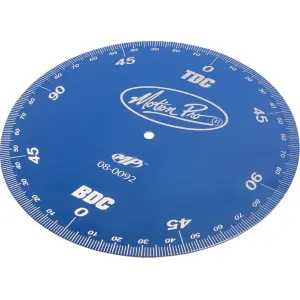 Motor Timing Graadwiel - Blauw, Geanodiseerd - MP08092