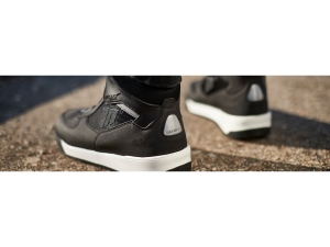 Motorcycle Boots Urban Unisex Seventy Model SD-BC10 Color: Black/Grey - Black/Grey, Size 39