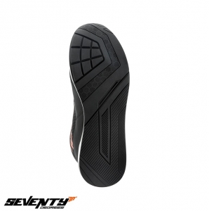 Motorcycle Boots Urban Unisex Seventy model SD-BC10 color: black/grey - Black/grey, size 40