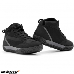 Motorcycle Boots Urban Unisex Seventy model SD-BC12 color: black - Black,45
