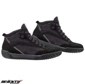 Motorcycle Boots Urban Unisex Seventy model SD-BC12 color: black - Black,46