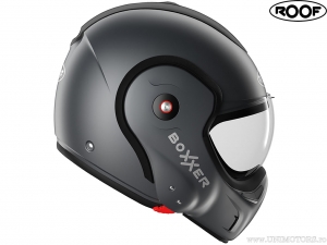 Motorcycle Helmet Roof New Boxxer Matt Graphite (graphite mat) - Roof