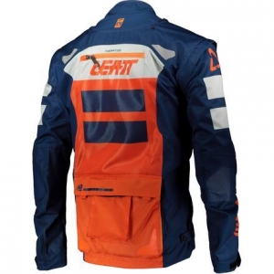 Motorcycle Jacket 4.5 X-Flow Orange: Size - XL