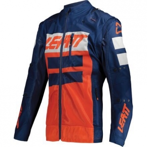 Motorcycle Jacket 4.5 X-Flow Orange: Size - XL