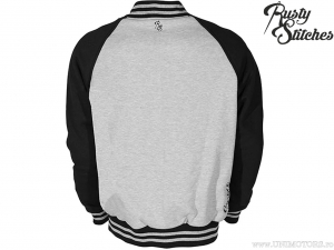 Motorcycle Jacket Rusty Stitches Devin Black-Grey (black-grey) - Rusty Stitches