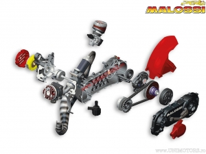 Motore completo Yamaha RC-One 94cc (non assemblato) - Aprilia SR Netscaper 50 2T LC (Minarelli) - Malossi