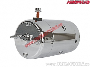 Motore elettromagnetico cromato - Harley Davidson FLH / FLHX / FXLR / FXB / FXSTC / FXSRS / FXWG / FXE Fat Bob - Arrowhead