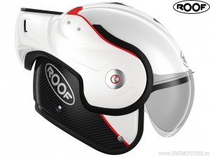 Motorhelm Roof Boxxer Carbon-White (zwart-wit) - Roof
