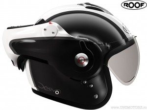Motorhelm Roof Desmo Flash Zwart-Wit (zwart-wit) - Roof