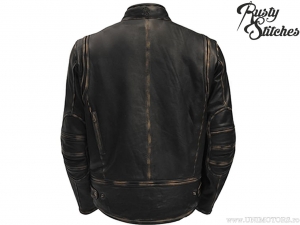 Motorjas Rusty Stitches Stevie Black (zwart) - Rusty Stitches