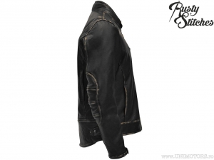 Motorjas Rusty Stitches Stevie Black (zwart) - Rusty Stitches
