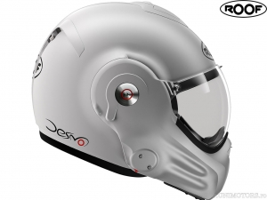 Motoros sisak Roof Desmo Matt Silver-White (ezüst-fehér matt) - Roof