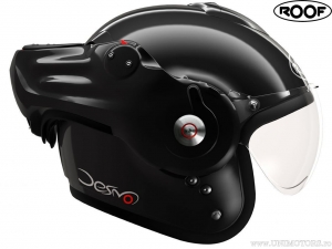 Motorradhelm Roof Desmo Schwarz Metall