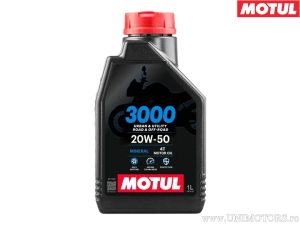 Motul 3000 motorolaj - ásványi 20W50 4T 1L