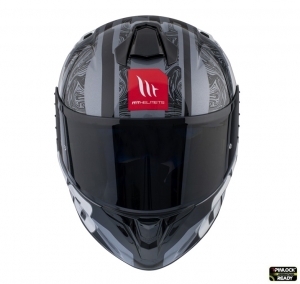 MT Targo Pro Full-Face Helmet Welcome F2 Glossy Grip - Glossy Grip, S (55/56cm)